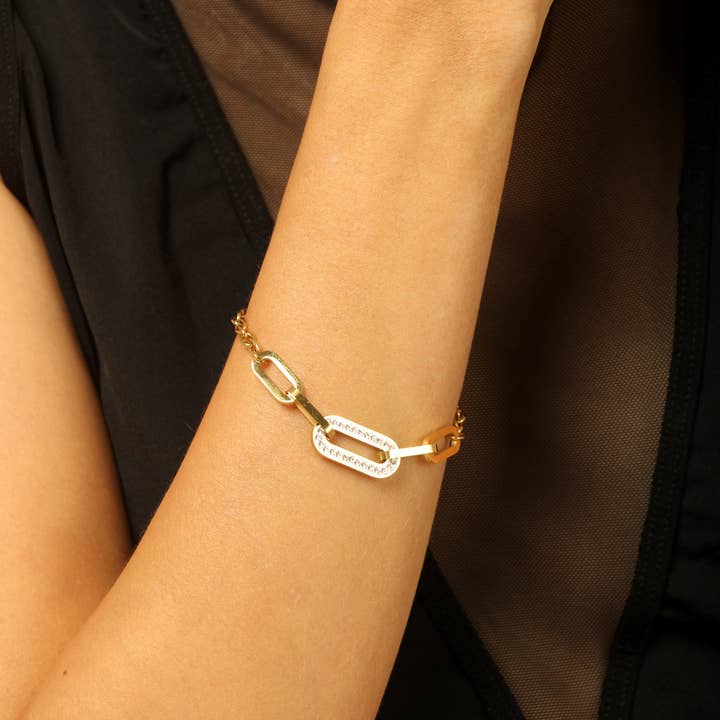 VESIICA JEWELRY - Wholesale Link & Chain Bracelet - Pulsera Nadia