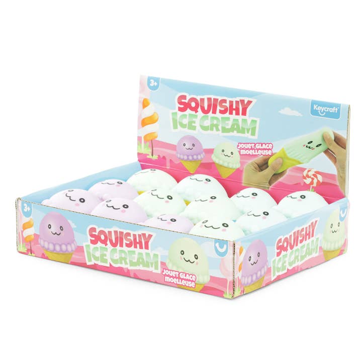 Keycraft - Wholesale Squishy Toy - Kids & Baby - Squishy Ice Cream Sensory Toy