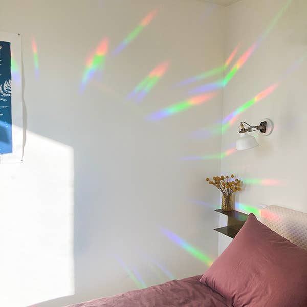 Botanopia USA - gifts , decor and cards for plant lovers - Wholesale Suncatcher - Rainbow maker sticker - You shine so bright12