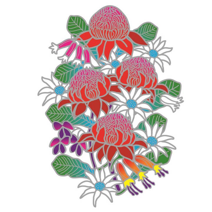 Suncatcher Wildflowers for wholesale by Illumination Mandalas