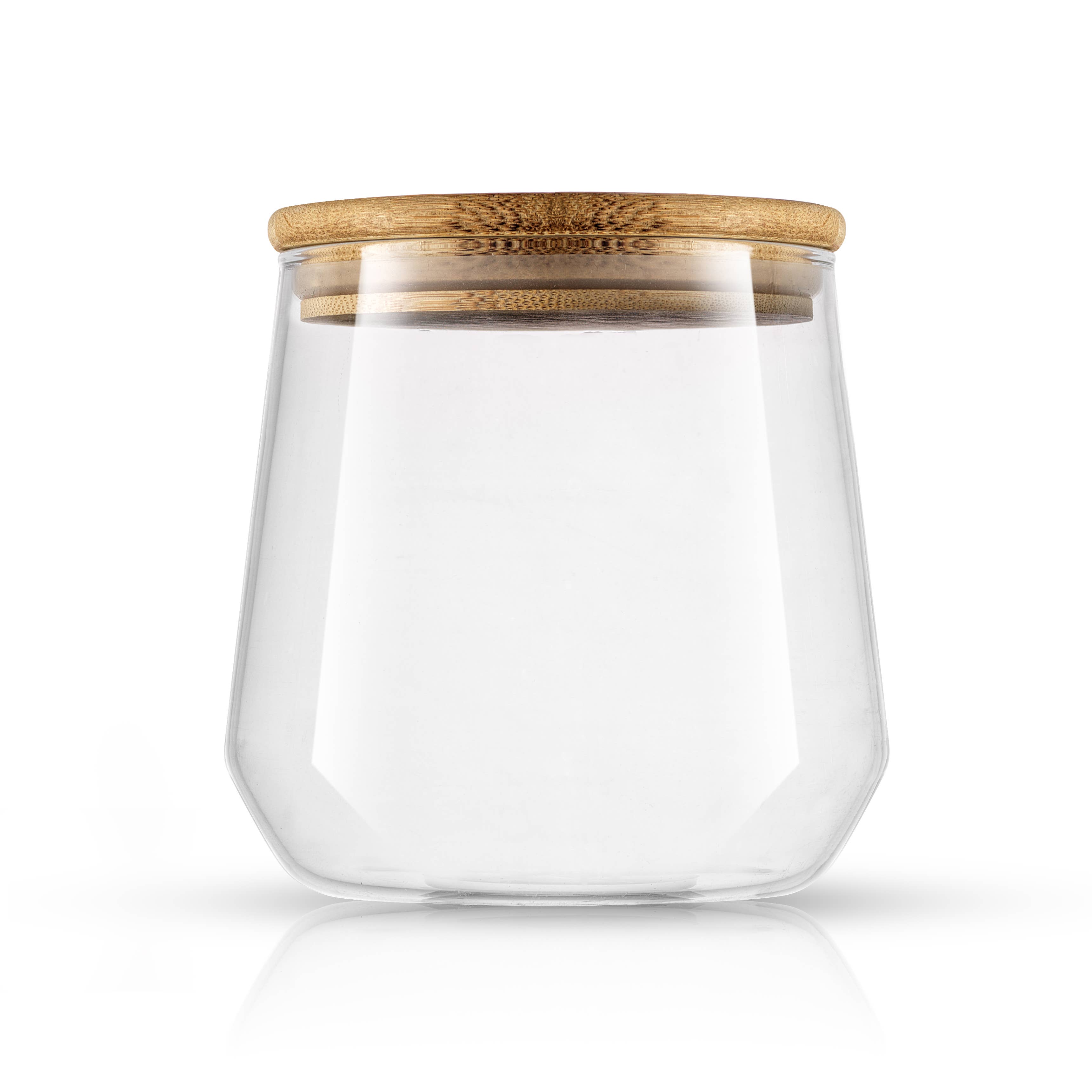 JoyJolt - Wholesale Cookie Jar - Glass Cookie Jar, Kitchen Storage Jar with Bamboo Lid4
