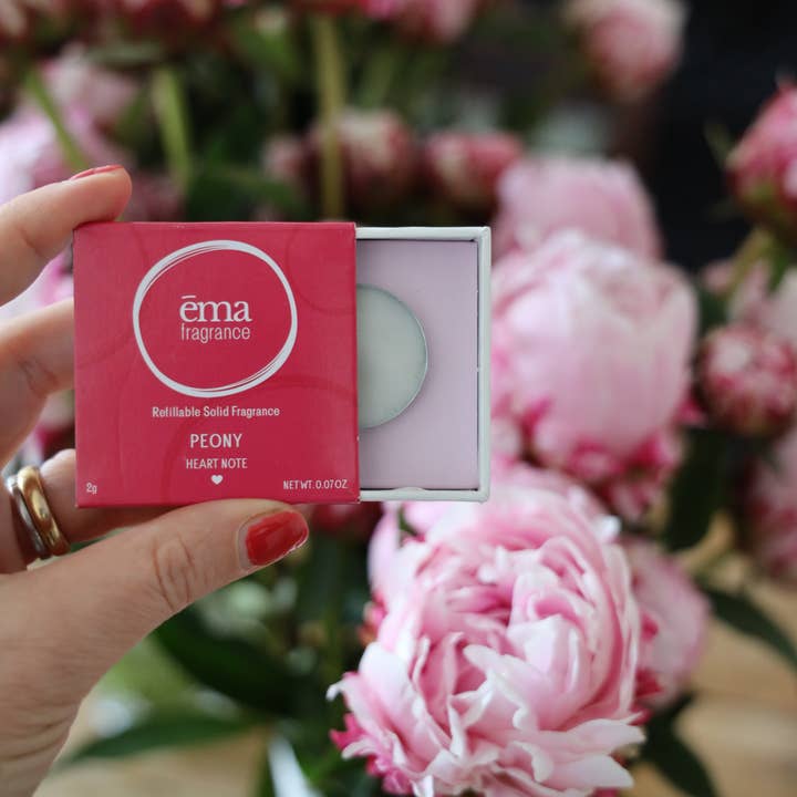 ēma fragrance - Wholesale Solid Perfume - Peony - Solid Fragrance Pod5