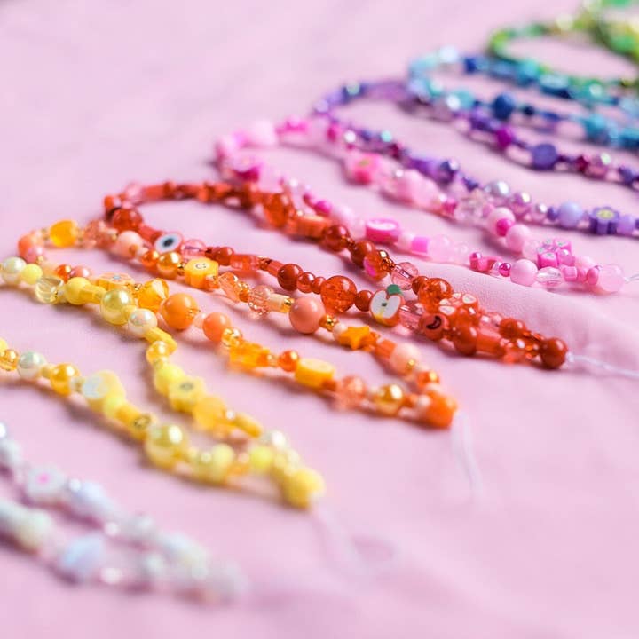 Eazypanda – wholesale Phonecase strap – Colorblock Phone Straps | Cute Phone Charms | Kawaii Beads2