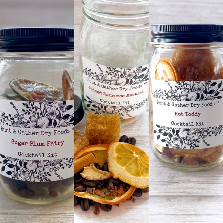 Hunt and Gather Dry Foods - Wholesale DIY Drink Kit - Cocktail Kit Holiday Variety1