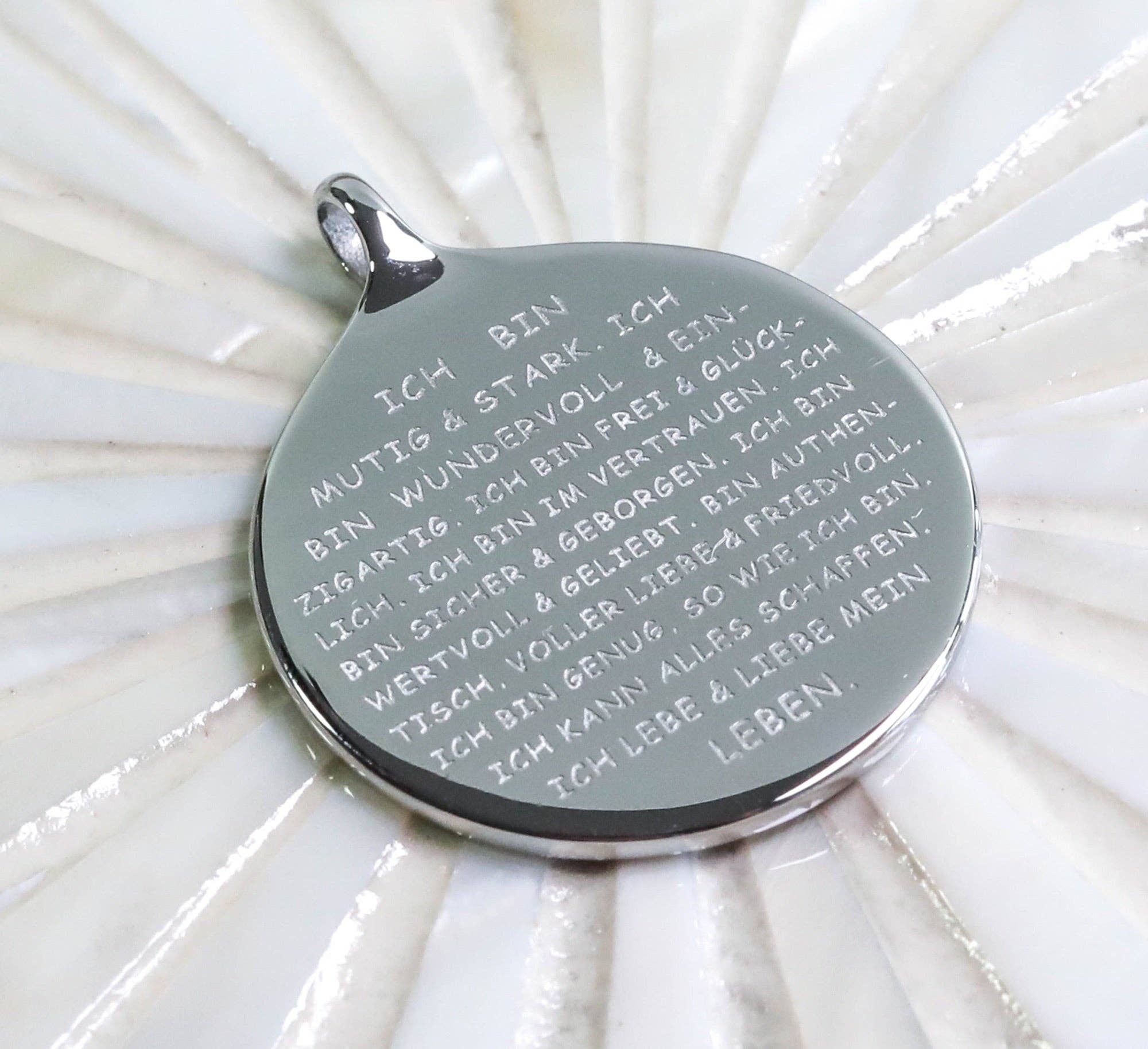 Mein Mantra - Wholesale Individual Charm/Pendant - Declaration of Love to You "I AM..." Pendant0