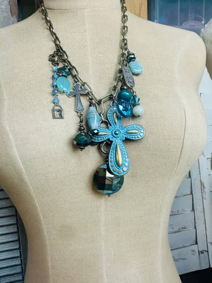 Gypsy Junk Original-Blues Neck for wholesale by Scooples Jewelry