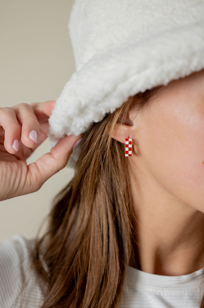 TLD Designs - Wholesale Huggie Earrings - Danielle’s gameday 1