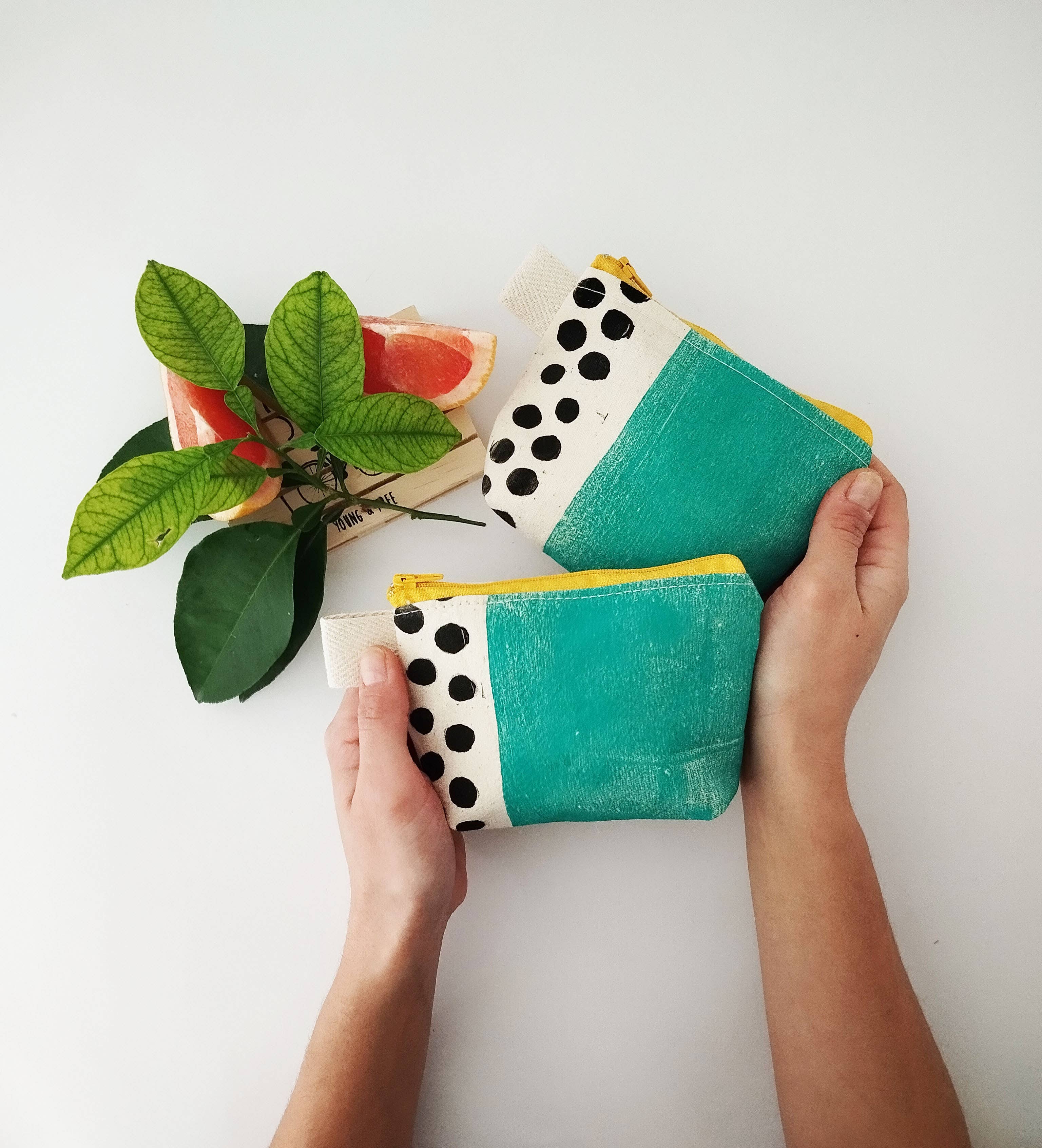 The Ink Job - Wholesale Pouch - Women's - Teal Blue Zipper Pouch8