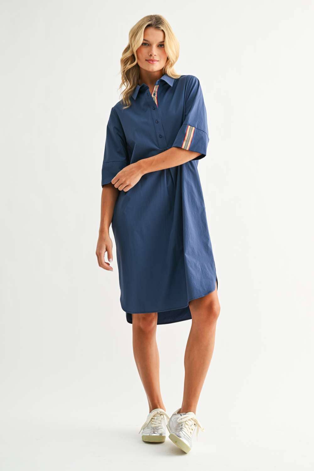 Joh Apparel - Wholesale Dress - Women's - Wendi Woven Tunic Dress56