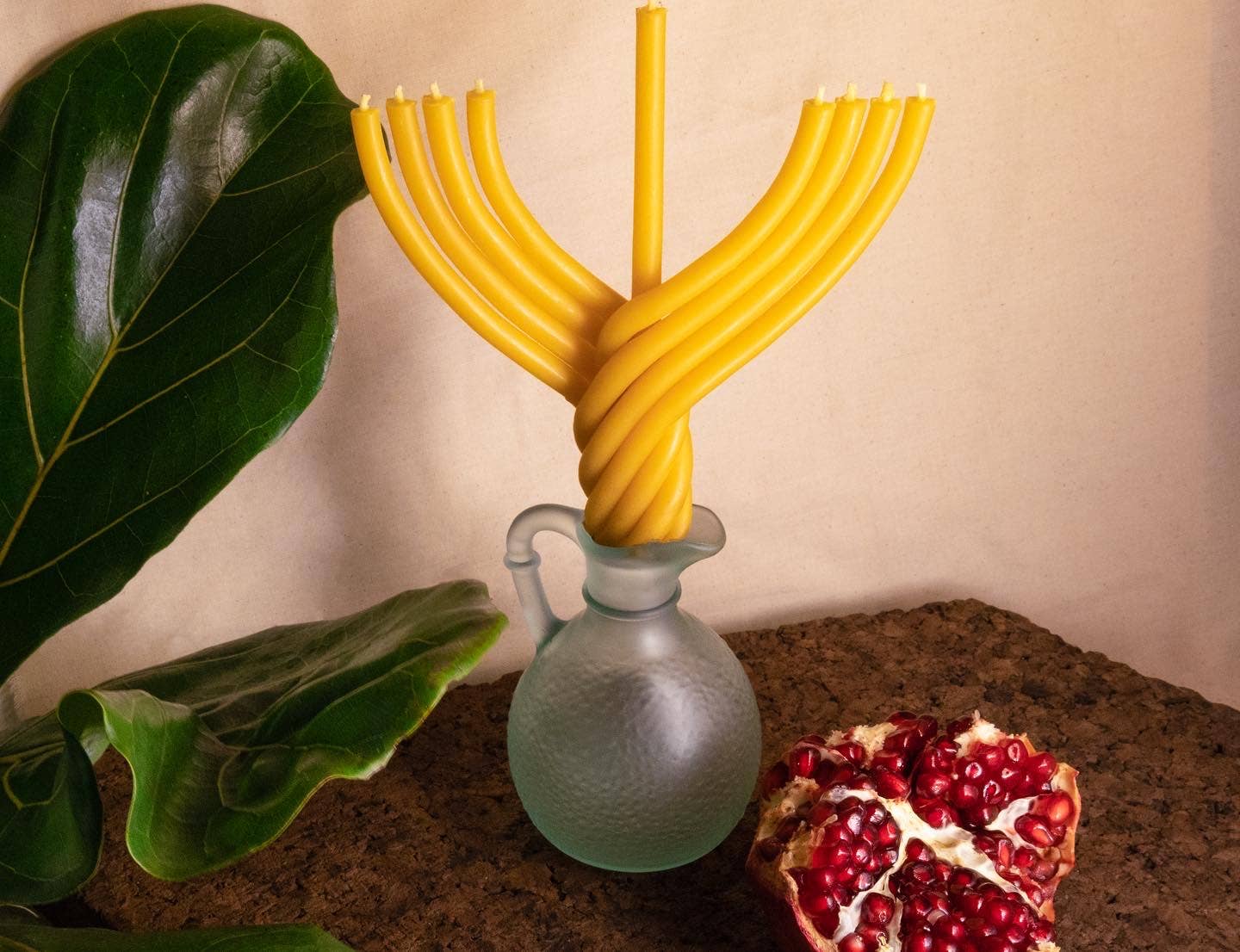 Mile-End Soap & Candle Supply - Wholesale Tapered Candle/Candlestick - Beeswax Hanukkah Menorah Candle - Hanukkah Candles4