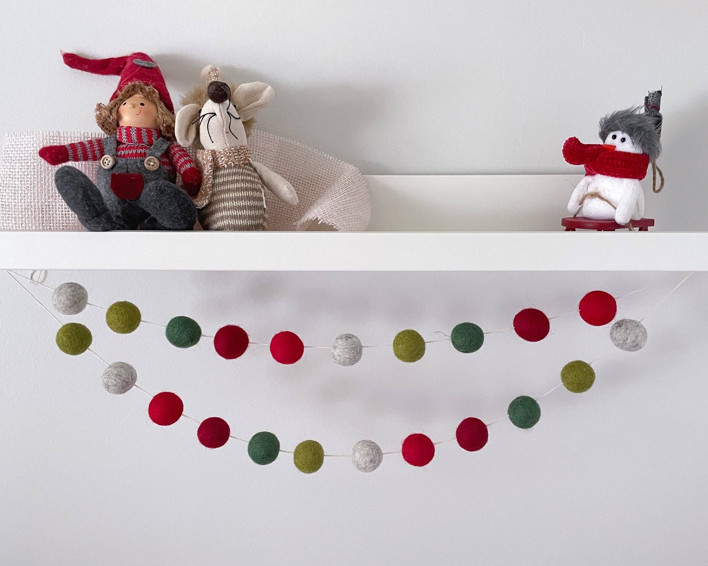 AKUKU – Großhandel Wimpel/Girlande – Weihnachtsgirlande aus Filz4