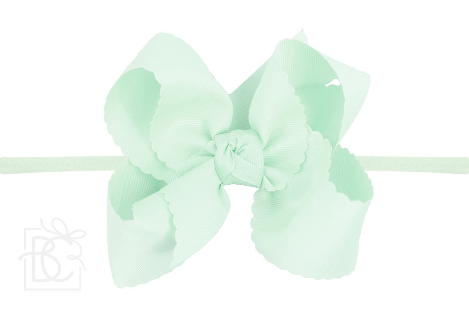 Beyond Creations, LLC - Venta al por mayor Cinta para el pelo - Niños - DIADEMA TIPO PANTIMEDIAS DE NAILON DE 1/4 PULGADAS CON LAZO EN EL BORDE FESTONEADO28