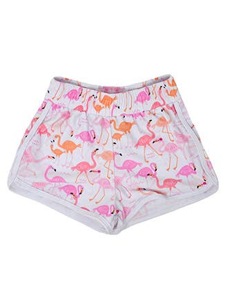 Kids UPF 50+ Morgan Retro Swim Shorts for Boys & Girls (H) for wholesale by Flap Happy