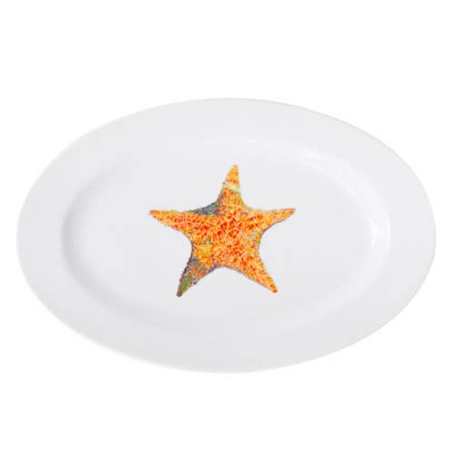 18" En stjärna är född Oval Platter för wholesale av Kim Rody Creations LLC