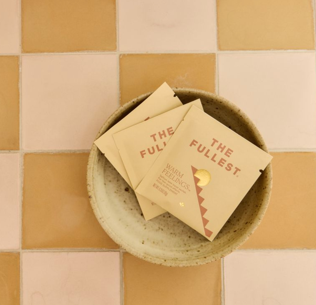 THE FULLEST - Wholesale Protein/Superfood Powder - Saffron Latte 10 Single-Serving Sachets2