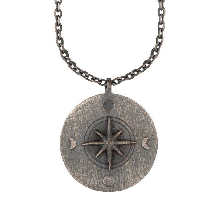 Collier en argent sterling 925 avec éléments de terre oxydés pour la vente par caï