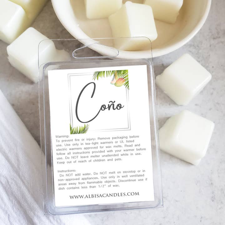 Coño Wax Melt for wholesale by Albisa Candles