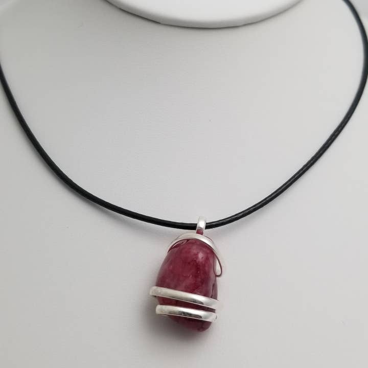 Colgantes y Collar de Ágata Pulida al Atardecer del Desierto en Plata para venta al por mayor de Costello International