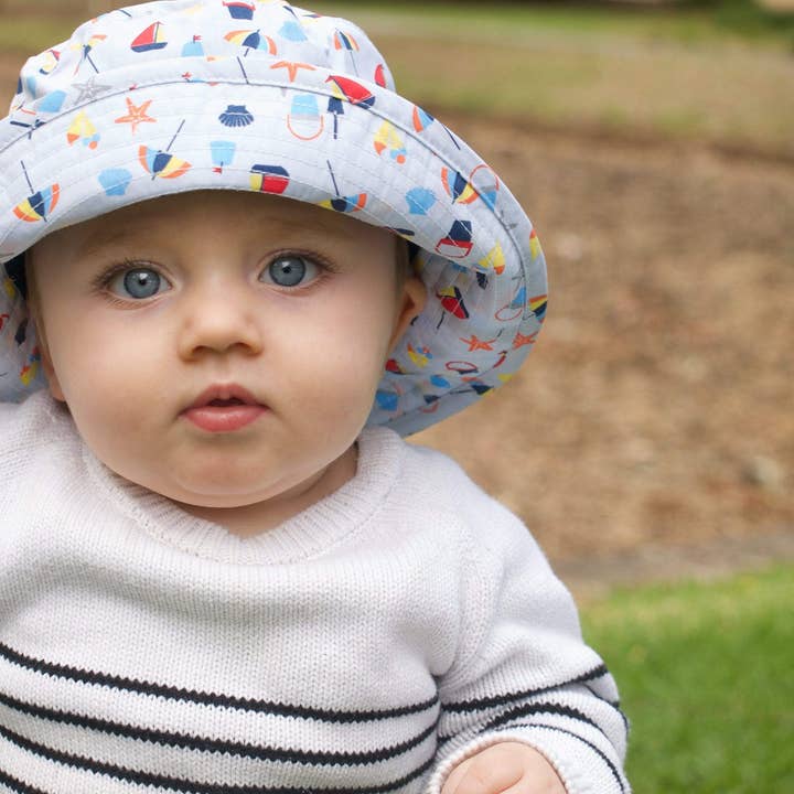 BANZ® Carewear for Kids - Wholesale Sun Hat - Kids - Sun Hats UPF 50+ Pure Cotton with Toggle for Baby and Kids4