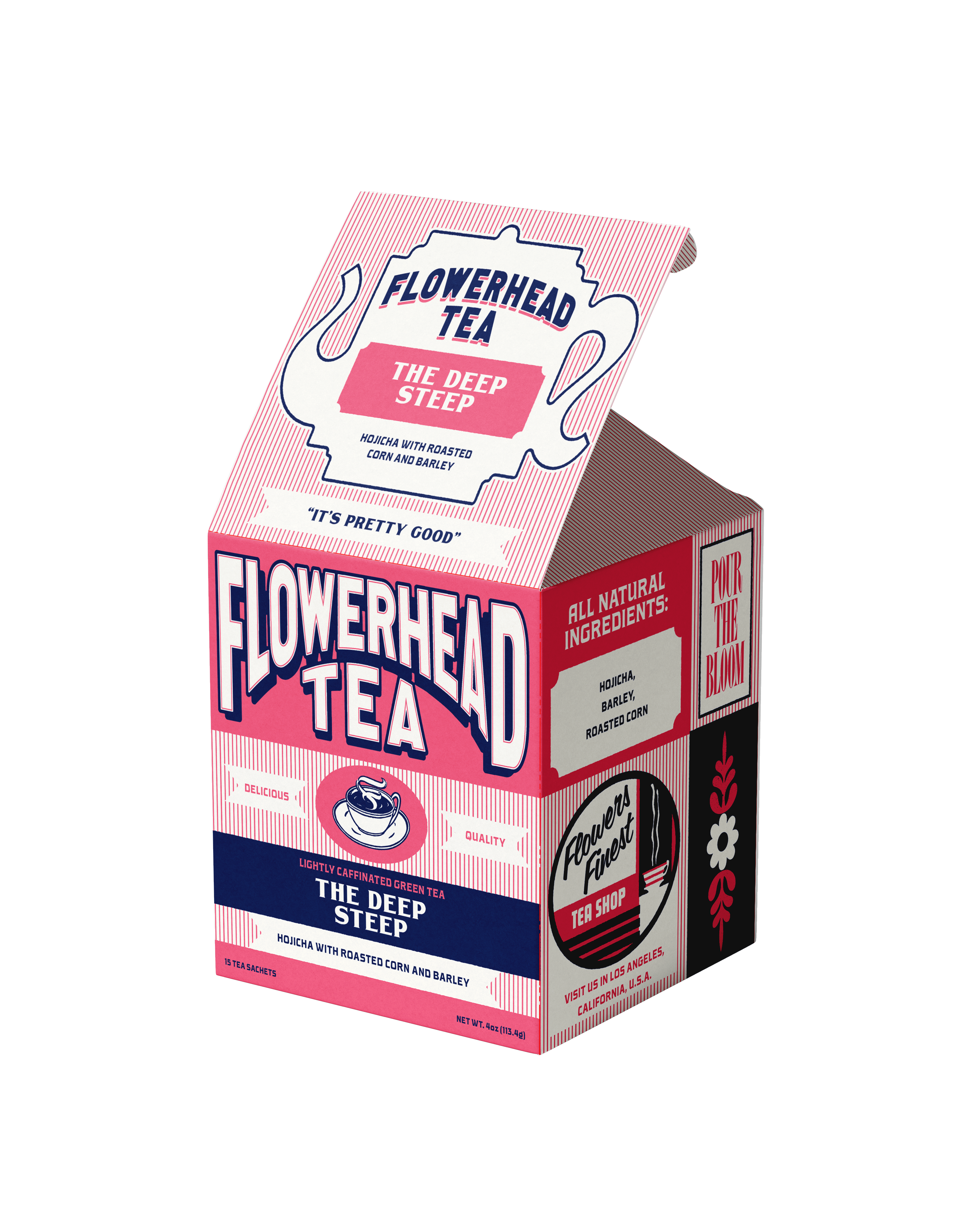Flowerhead Tea - Wholesale Tea bags - The Deep Steep Tea Bags 1