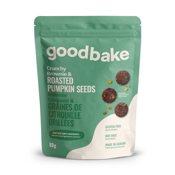 Goodbake - Wholesale Brownie - Roasted Pumpkin Seeds Crunchy Brownie Snack Pack (80gr)0