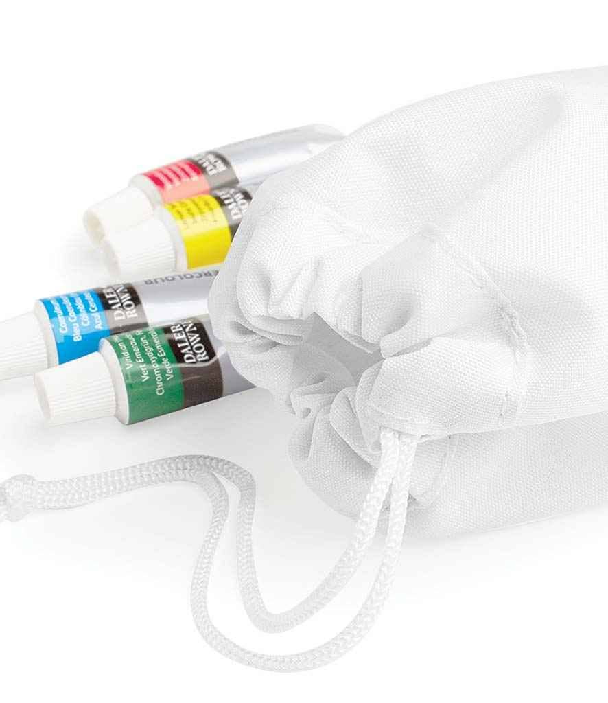 White BagBase - Sublimation Stuff Bag for wholesale on Faire1