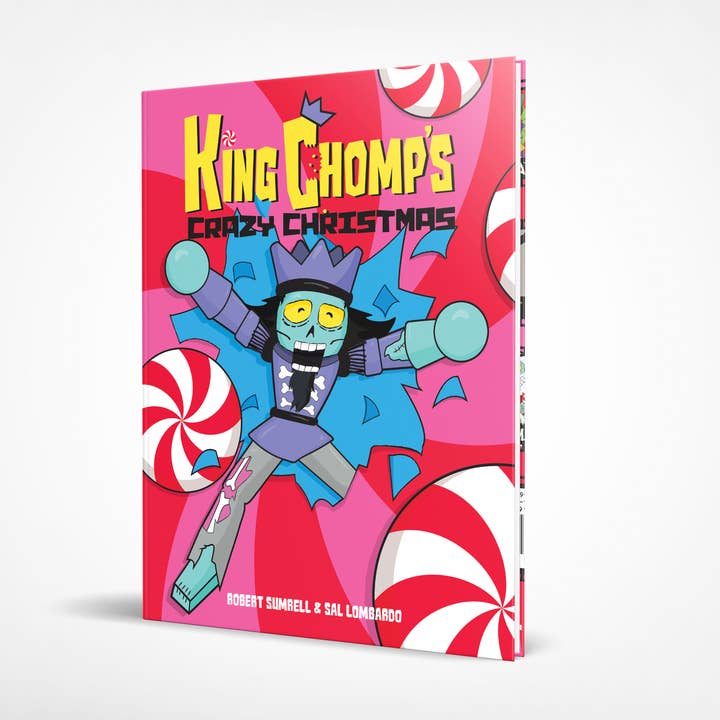 Monster Crackers - Wholesale Book - Kids - King Chomp Crazy Christmas Children’s Hardcover Book