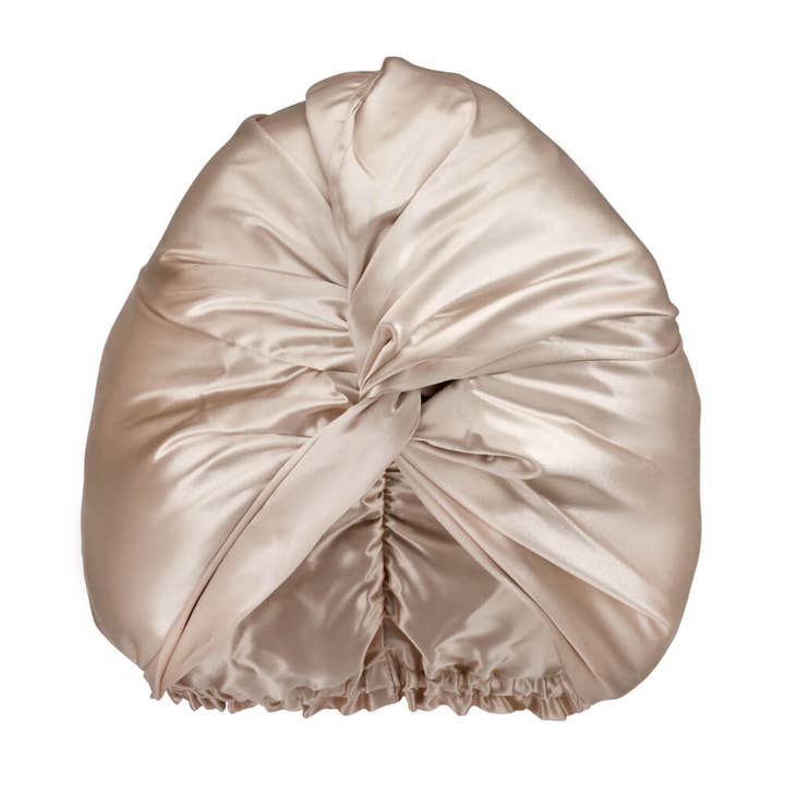 Blissy - Wholesale Sleep Cap / Bonnet - Women's - Blissy Bonnet - Champagne - Large2