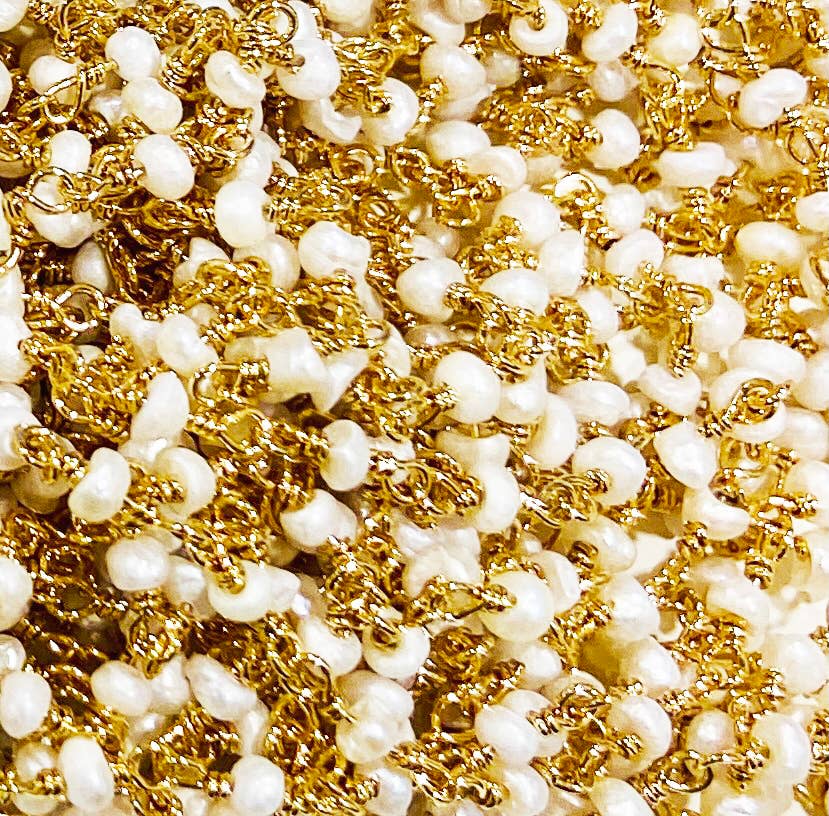 Sophie Deschamps Bijoux – wholesale Pärlarmband – ARMBAND / HALSBAND KEDJA ROSENKRANS PUSHKAR, (B/CCHIND6)8