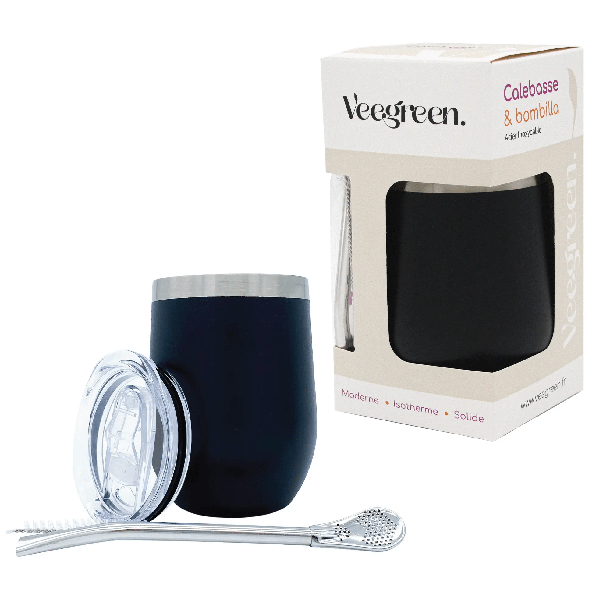 Veegreen - Wholesale Insulated Mug/Tumbler - Calabash mate thermos & its bombilla6