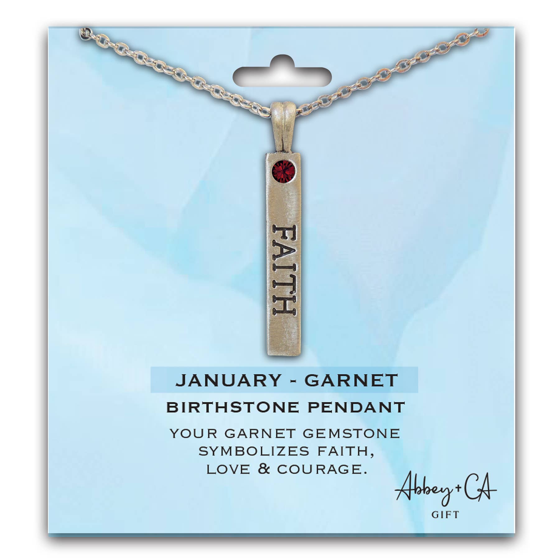Abbey + CA Gift - Wholesale Pendant/Charm Necklace - Birthstone Pendant Necklace0
