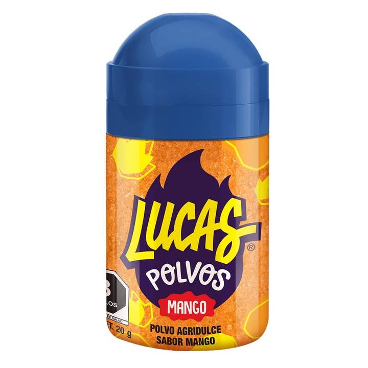 Food Crush Corp - Wholesale Hard Candy - Baby Lucas Polvo Mango Mexican Candy (Cases of 10)