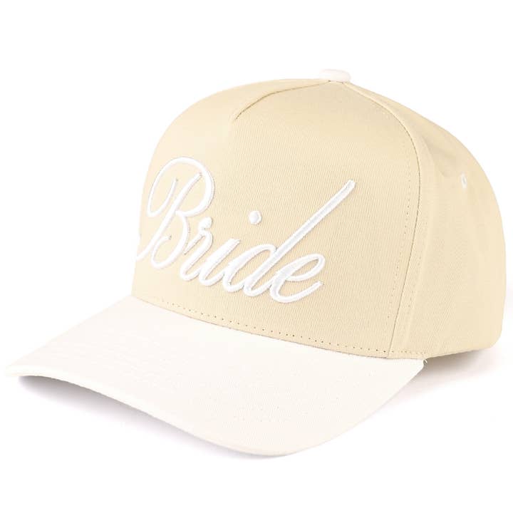 Hana - Wholesale Trucker Hat - Women's - C.C BRIDE Letter Embroidered Two Tone Trucker Cap2