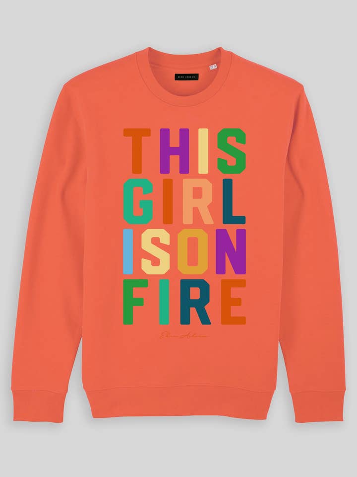 This Girl Is On Fire Iconic Sweatshirt for wholesale by Eden Ashram