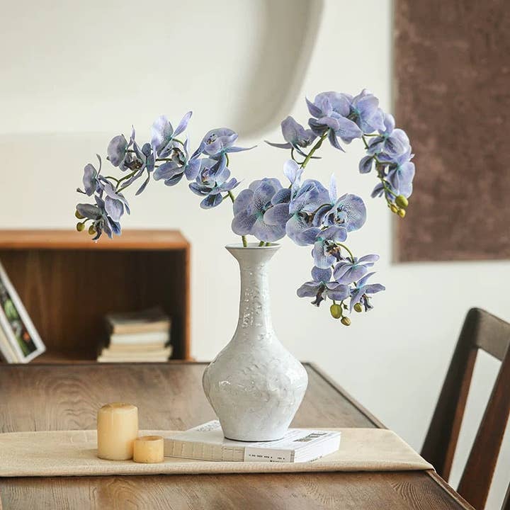 Rustic Reach - Wholesale Artificial Flowers - Real Touch Orchid Stem in Various Colors 35" Tall