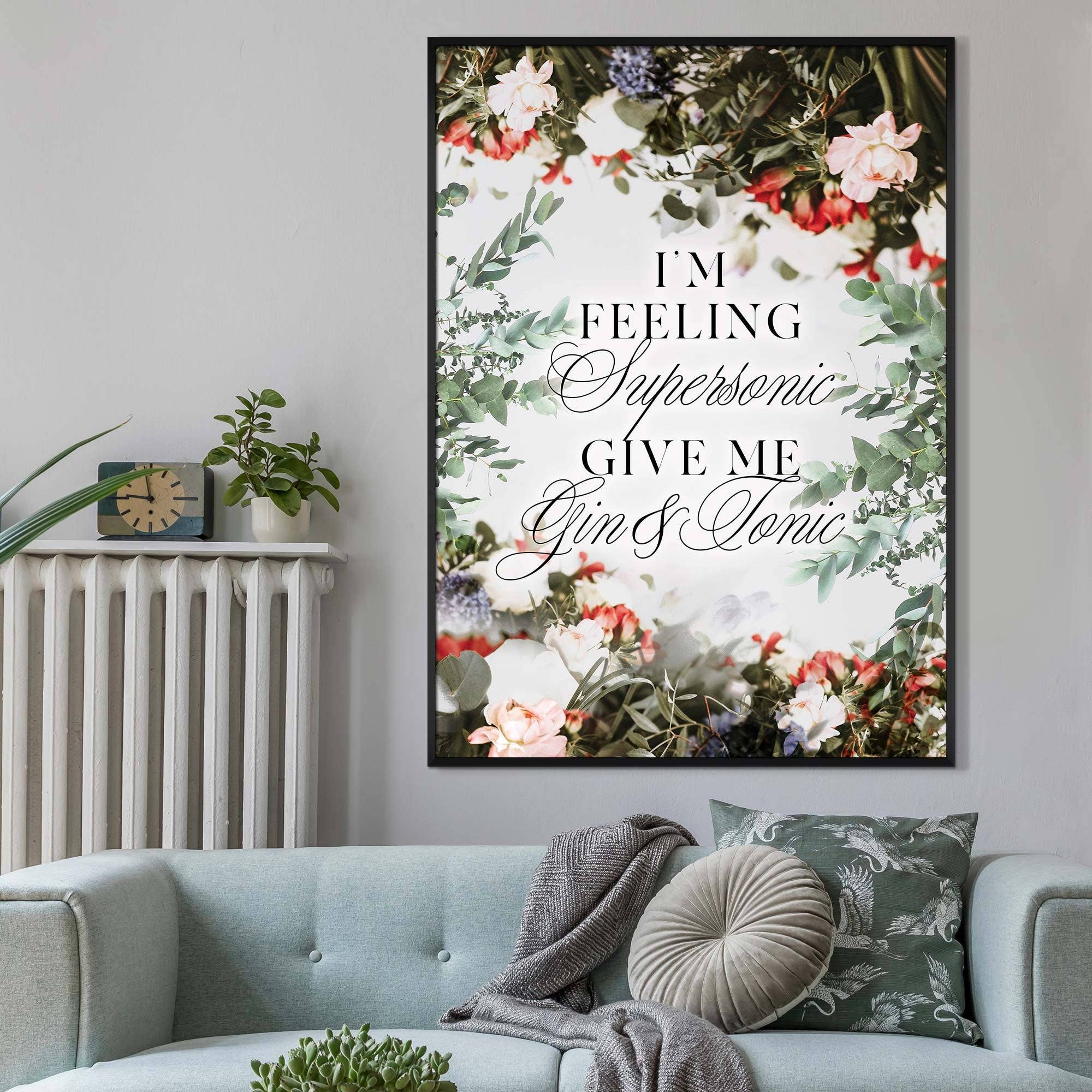 Ink & Drop – wholesale Art print – Supersonic Gin & Tonic Lyrics Print1