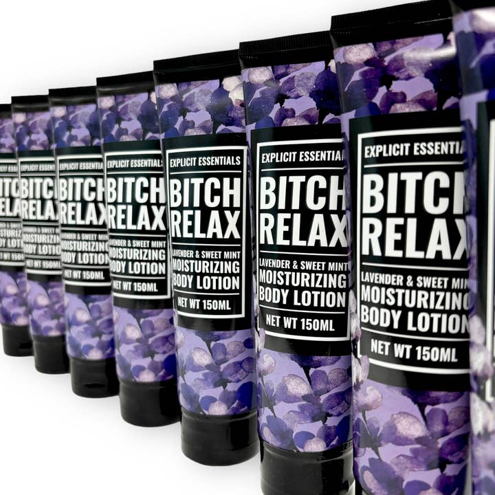 Explicit Essentials - Wholesale Hand & Body Lotion - Bitch Relax Lotion, Lavender Lotion, Hand and Body Lotion