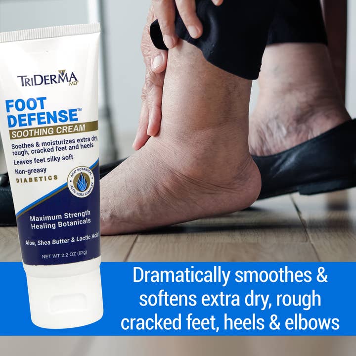 TriDerma MD - Wholesale Foot Cream - Diabetics Foot Defense Soothing Cream