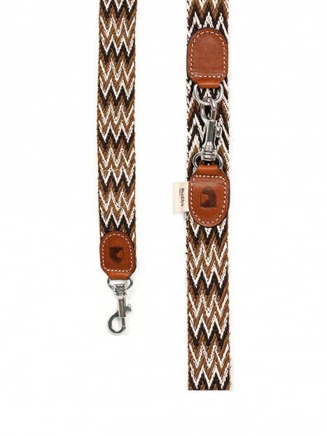 Peruanische braune verstellbare 2mt Leine für den Großhandel von Buddys dogwear Canishop