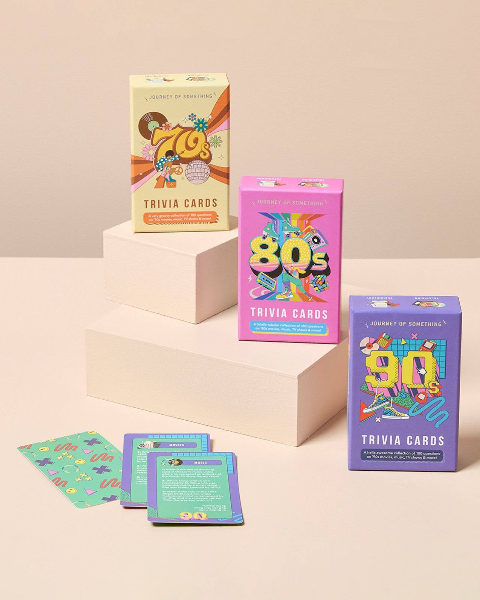 Journey of Something USA - Wholesale Card Game - 90s Trivia Card Game – Fun Adult Party Game2