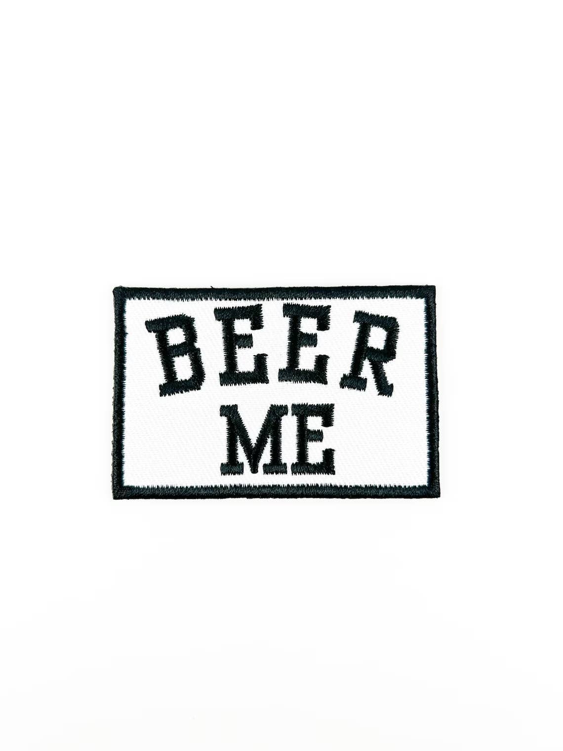 Field Trip Threads - Wholesale Patch - Beer Me Patch Embroidered Iron-On Patch Trucker Southern1