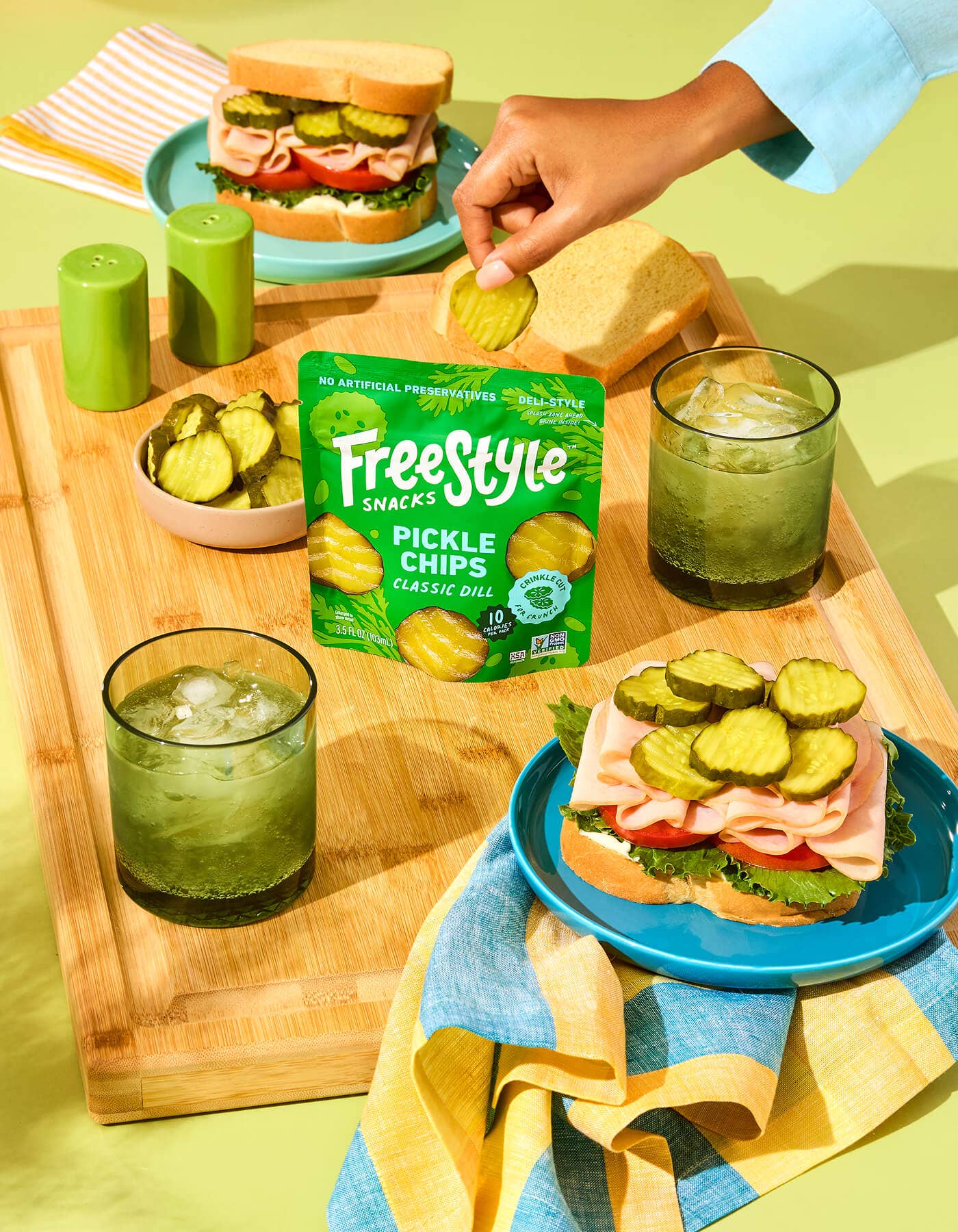 Freestyle Snacks - Wholesale Chips - Classic Dill Pickle Chips 3.5oz - Freestyle Snacks1