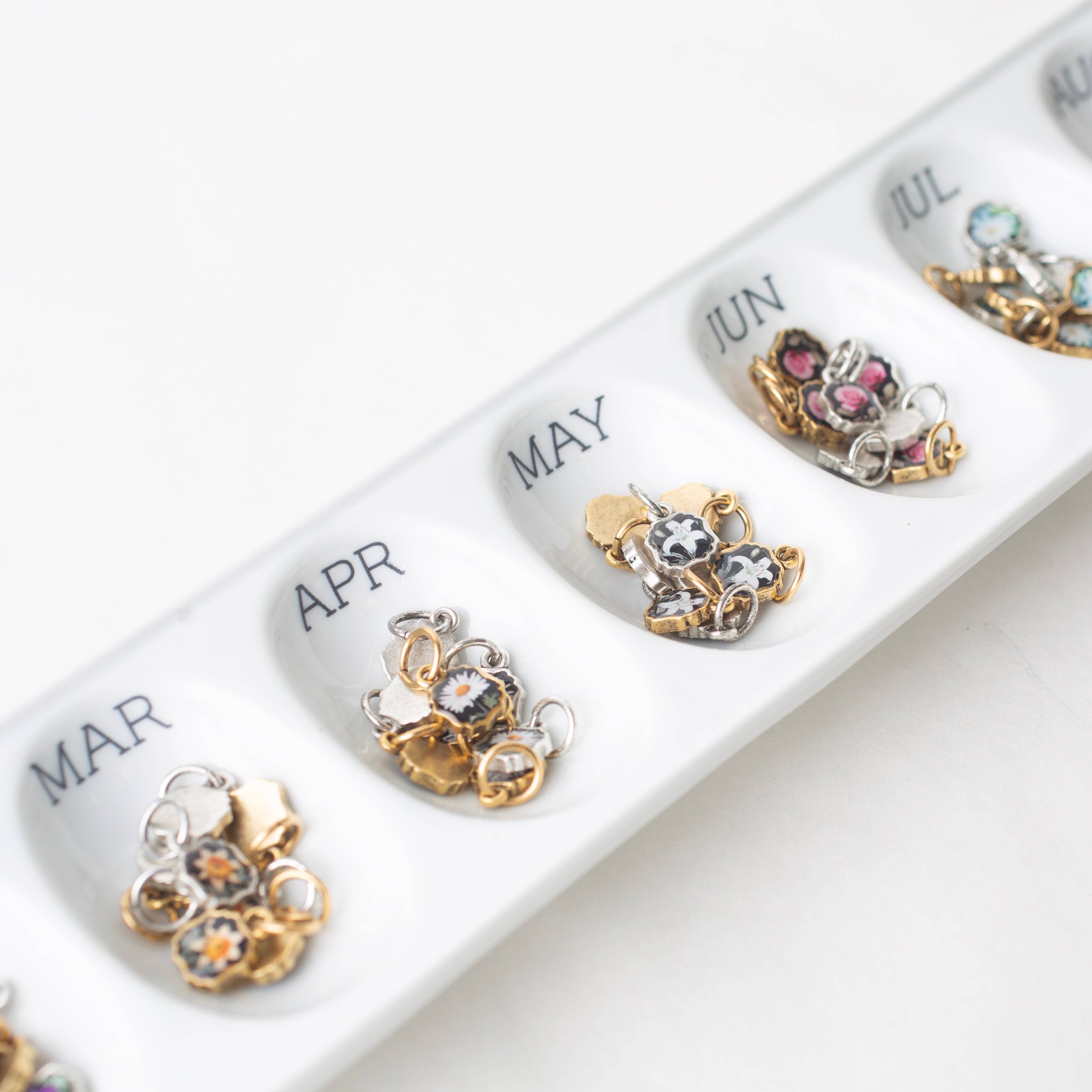 Bel Kai – Engroshandel Vedhæng/charm – Fødselsmånedens Blomst Forpakning2