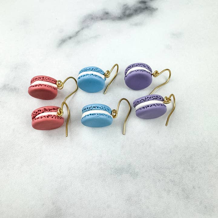 Light Shine - Wholesale Dangle Earrings - Tiny Macaron Clay Earring | Valentine's Treat Dangle