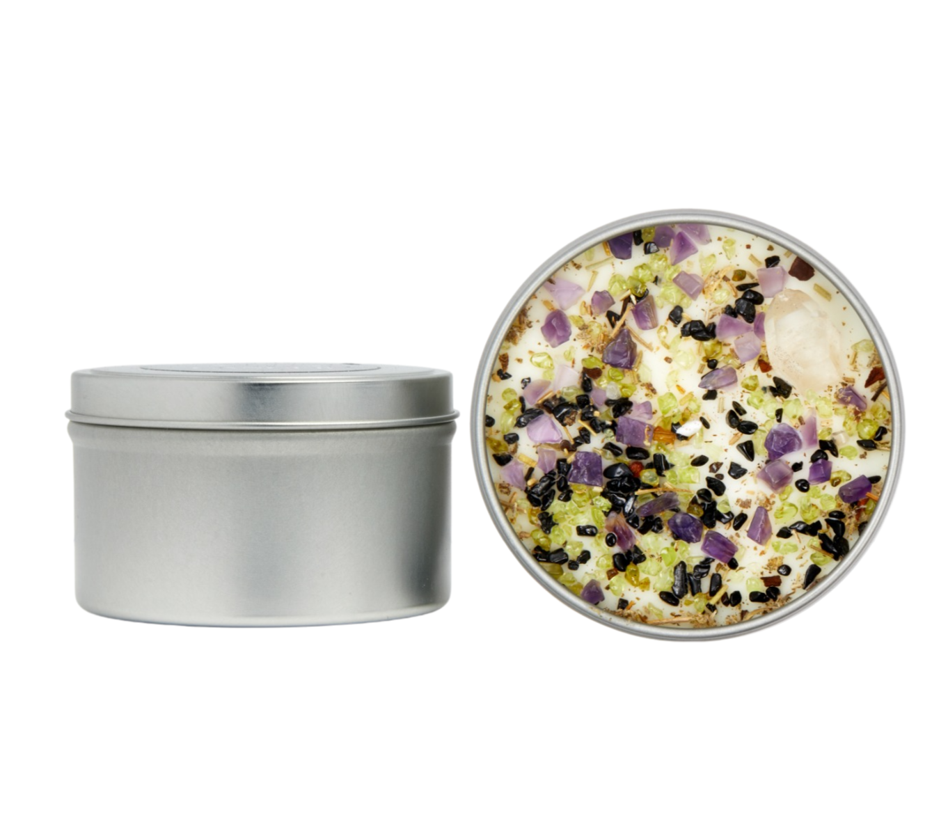 New Moon Beginnings - Wholesale Jar/Filled Candle - Mystical & Magical Candles, Spiritual Candle, Crystal Candle17