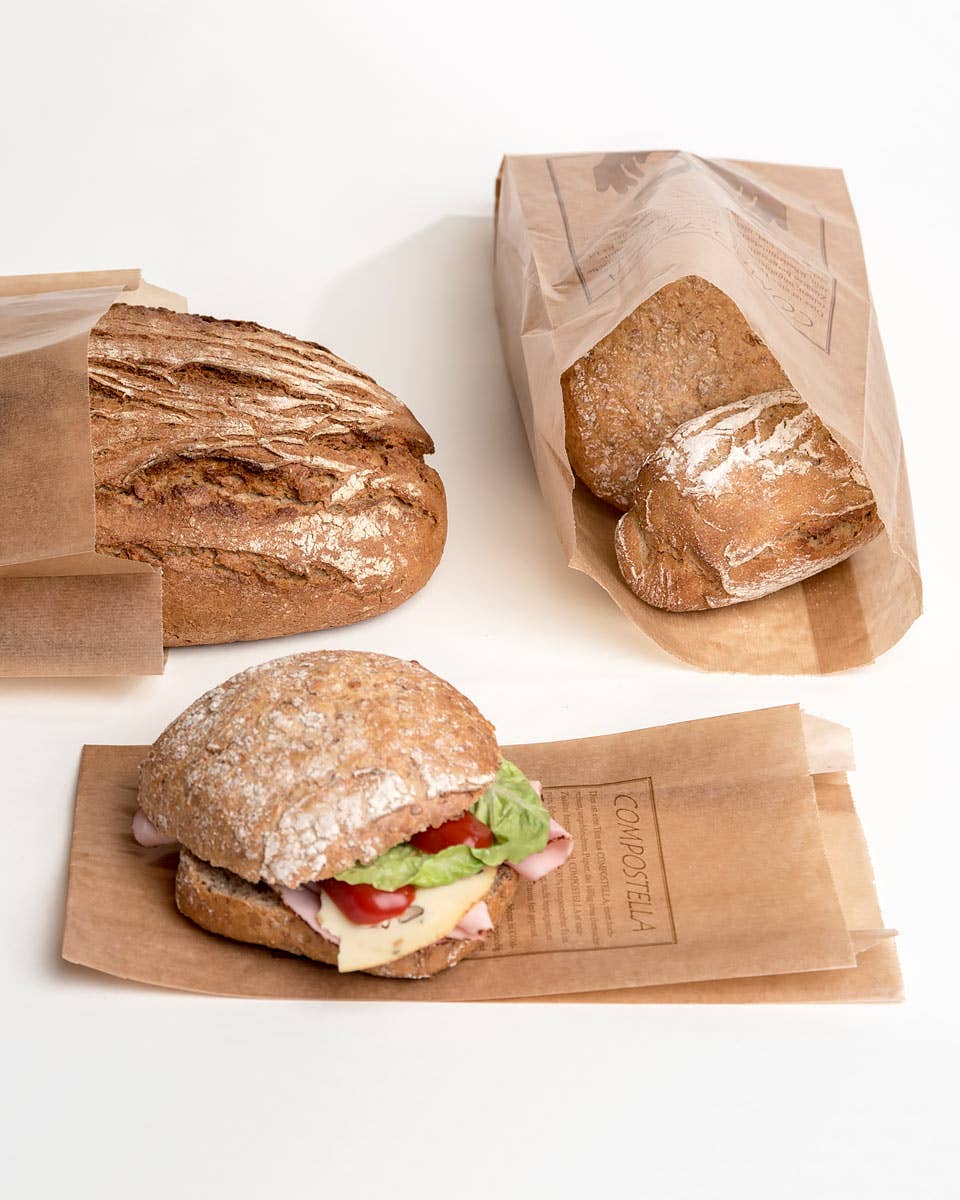 Compostella - Wholesale Food Storage Wrap/Bag - Natural paper bags - large1