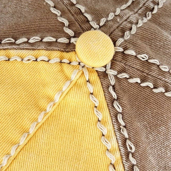 Olive & Pique - Vendita all'ingrosso Cappellino da baseball - Donna - Berretto bicolore Sunflower Bejeweled Glitz, regolabile10