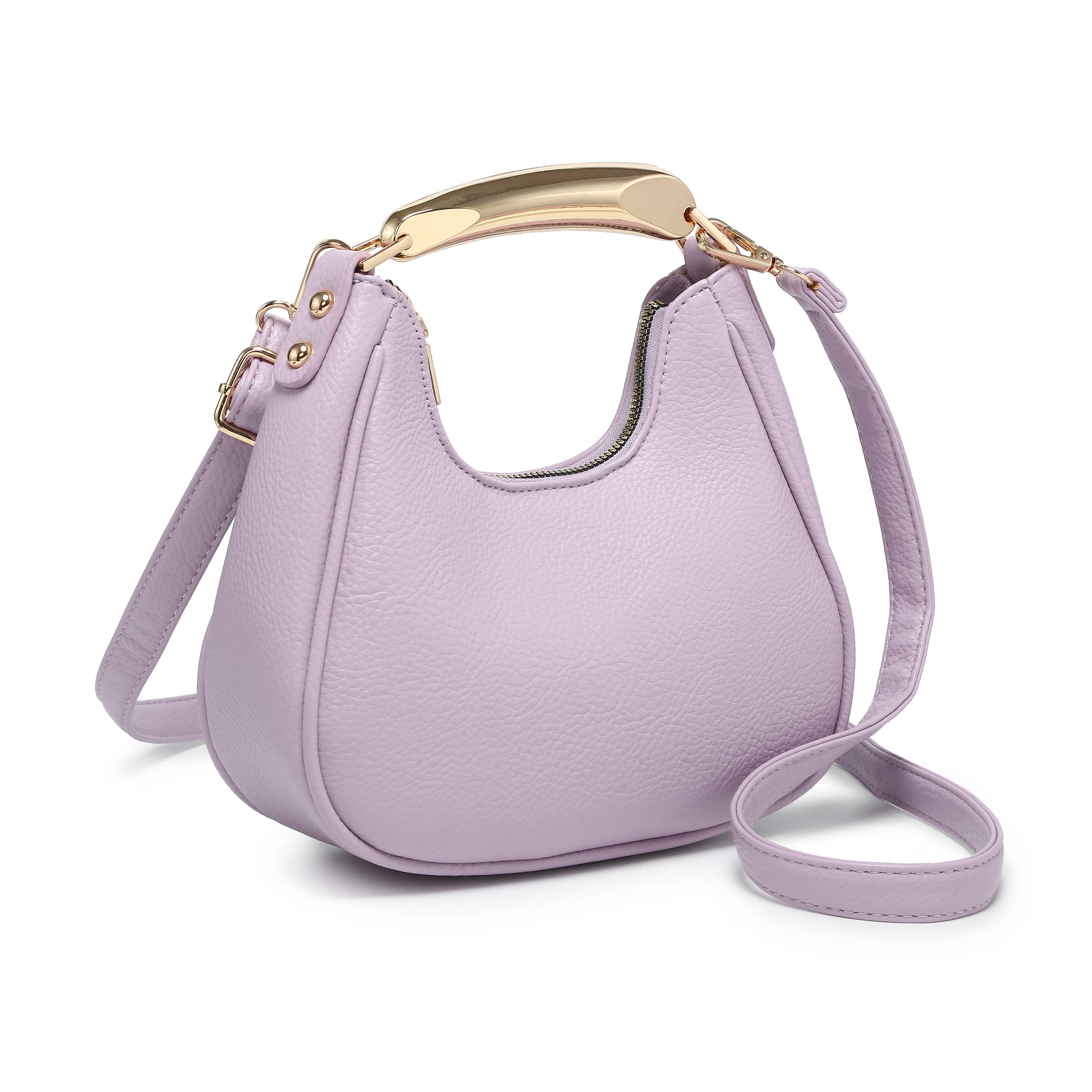 Papaya Fashion Ltd – wholesale Top handle bag – women's – B23052-Top Zip Closure Metal Handle Grab Bag10