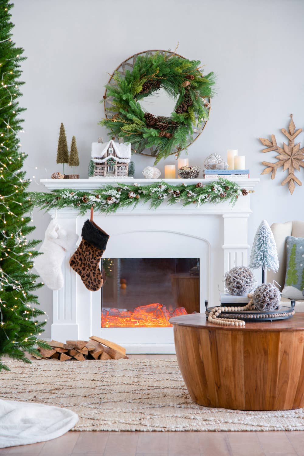 A&B Home Group Inc. – Engroshandel Bordpynt – 12" Rustik Bomuld Fyrretræ7