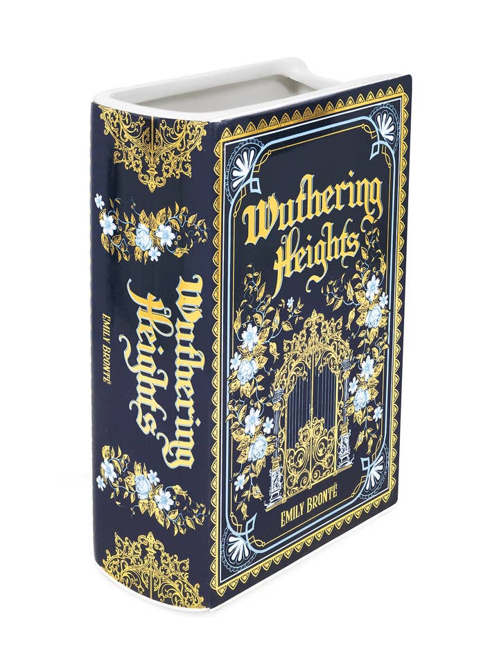 Large Book Vase, Wuthering Heights for wholesale by Steel Mill and Co.